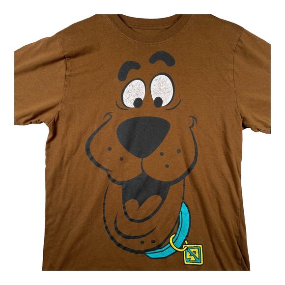 Scooby Doo Brown Face 80s 90s Cartoon Detective Funny Hipster T- Shirt sz M - Picture 3 of 3